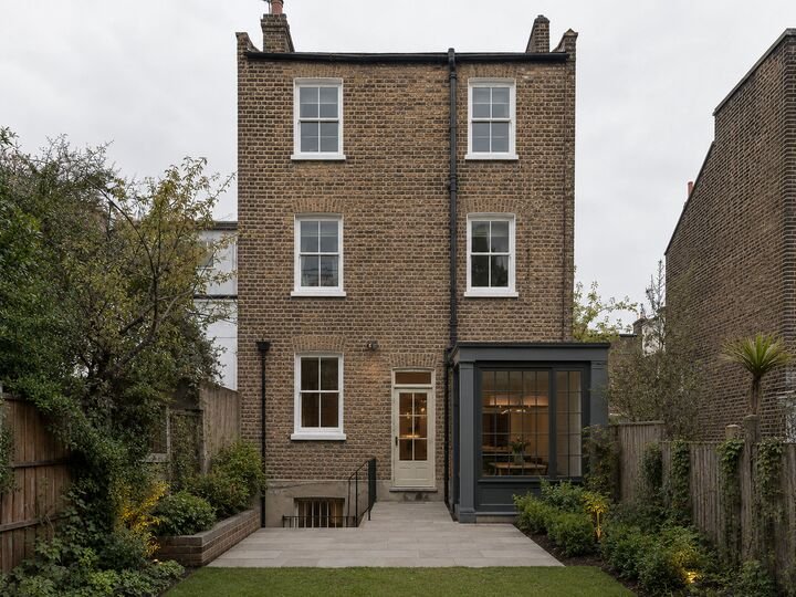 Illustrative completed Hackney townhouse transformation