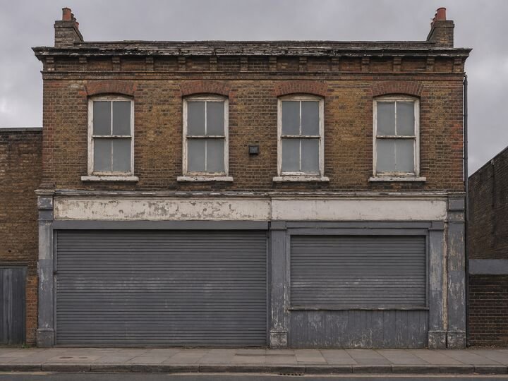 Leyton mixed-use building before refurbishment